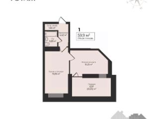 Студия, 31.74 м², 10/17 этаж