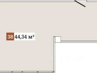 ПСН, 44.34 м², 2/3 этаж