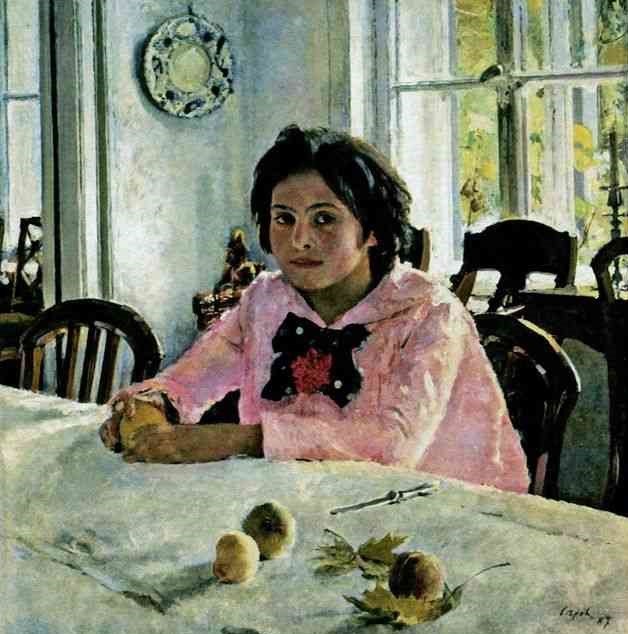 «Девочка с персиками», Валентин Серов.