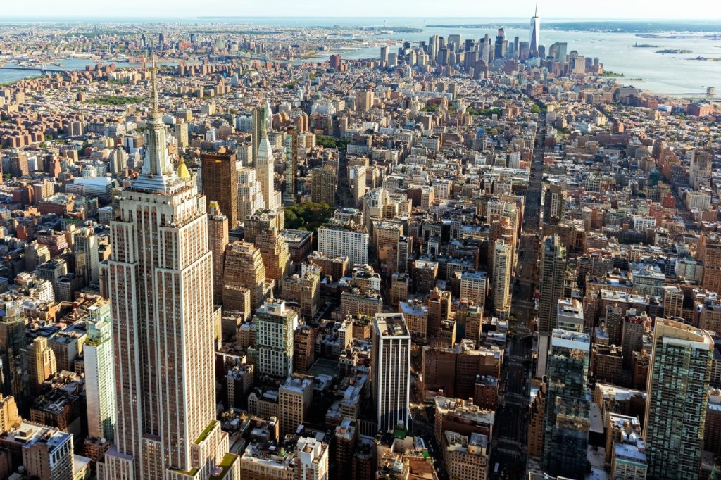 Нью-Йорк задумывался как город 15 минут. Фото: kartinkin.net